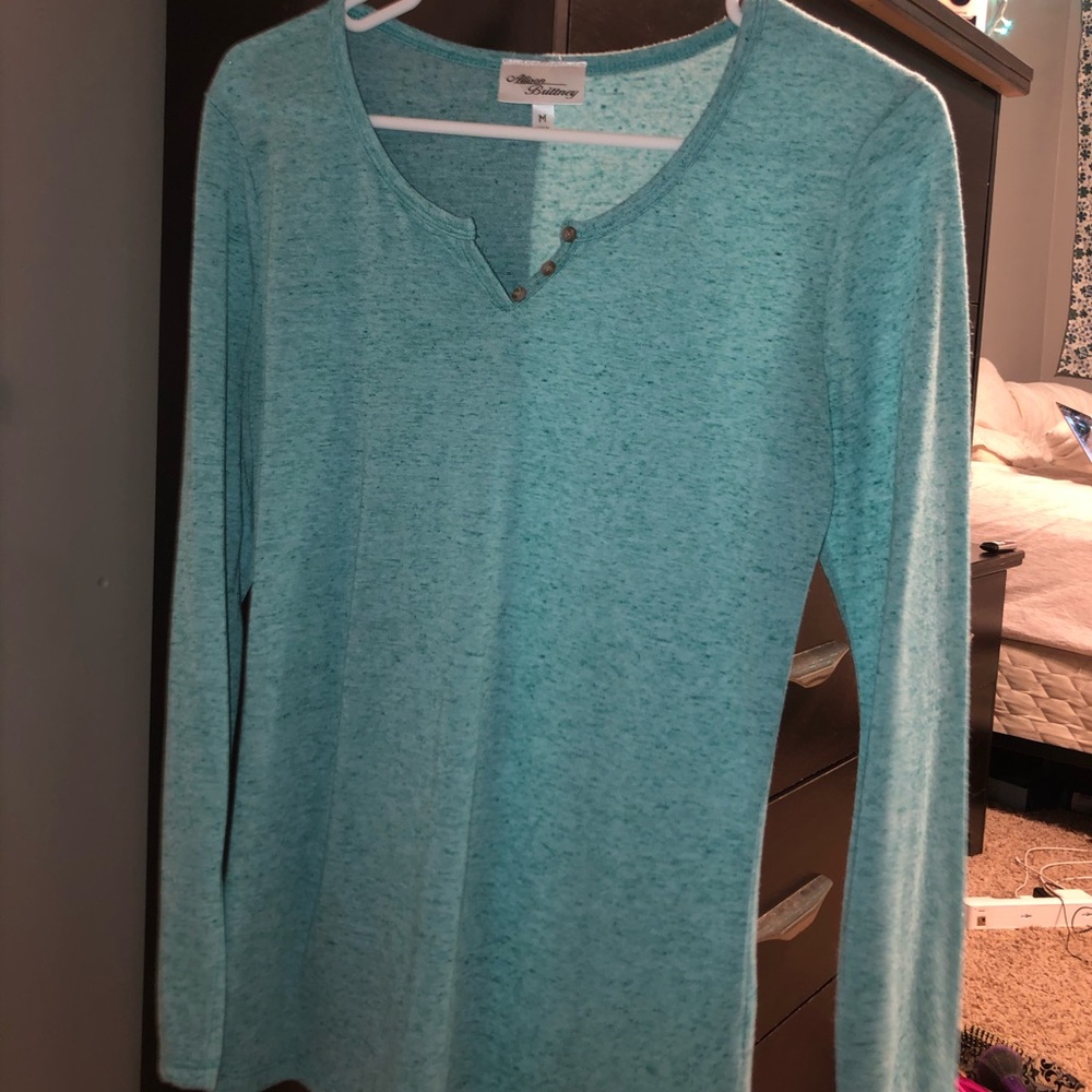 Teal long sleeve